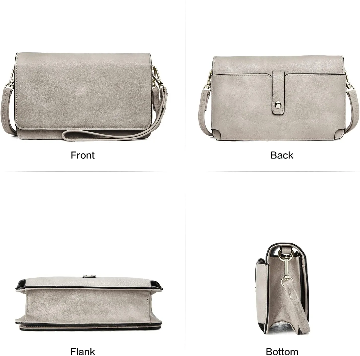 BROMEN Crossbody Bags for Women Small Cell Phone Shoulder Bag Wristlet Wallet Clutch Purse