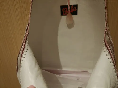 Buba White with Pink Embroidered Handbag