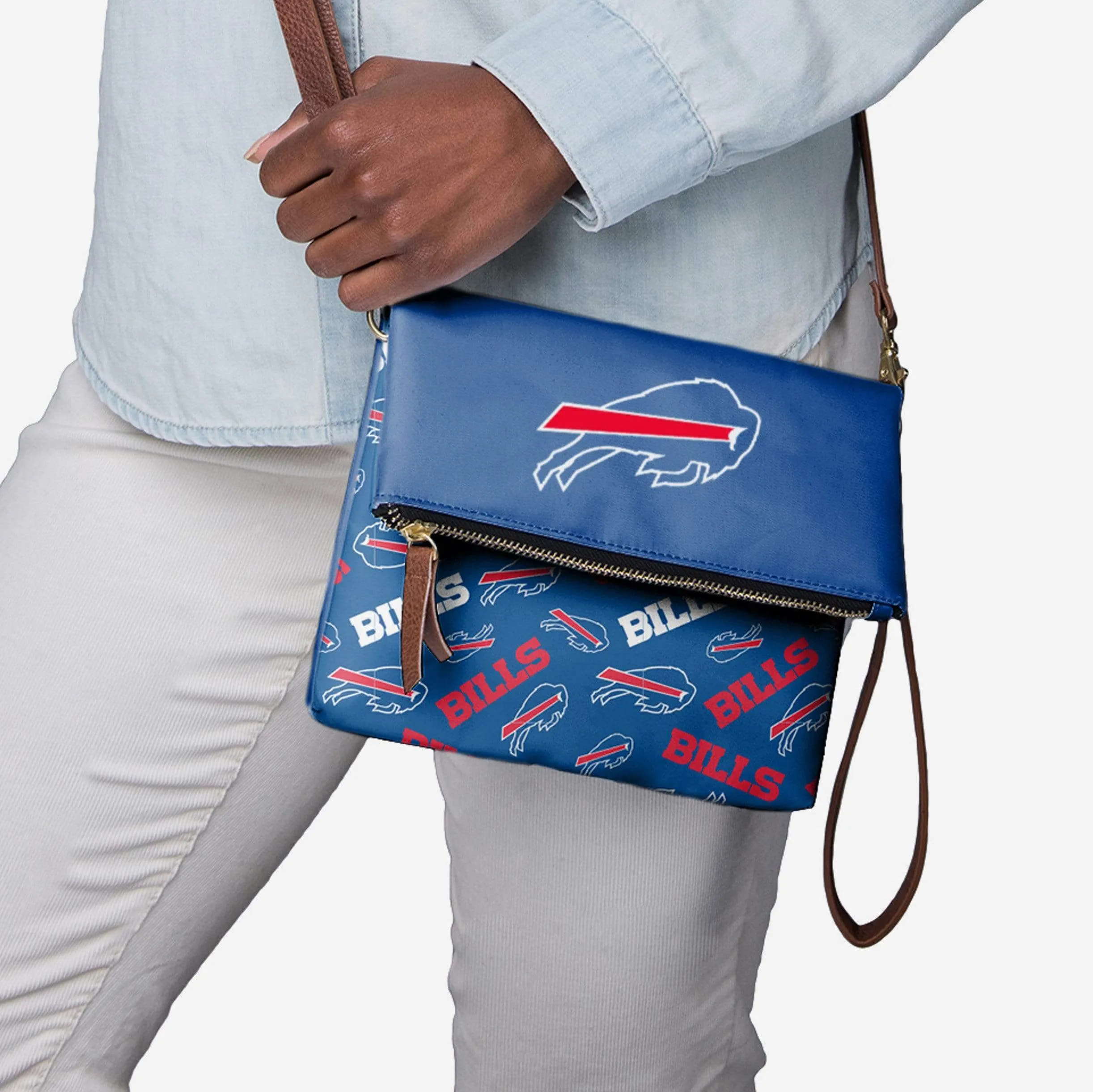 Buffalo Bills Printed Collection Foldover Tote Bag