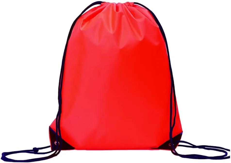 Bulk Drawstring Bags, Polyester Draw String Bags, Gym Sports Cinch Bag Drawstring Backpack for Women Men