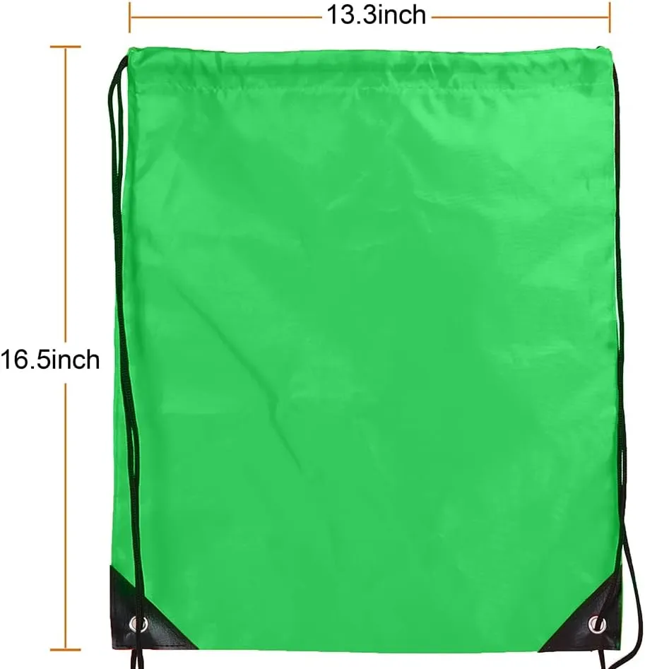 Bulk Drawstring Bags, Polyester Draw String Bags, Gym Sports Cinch Bag Drawstring Backpack for Women Men