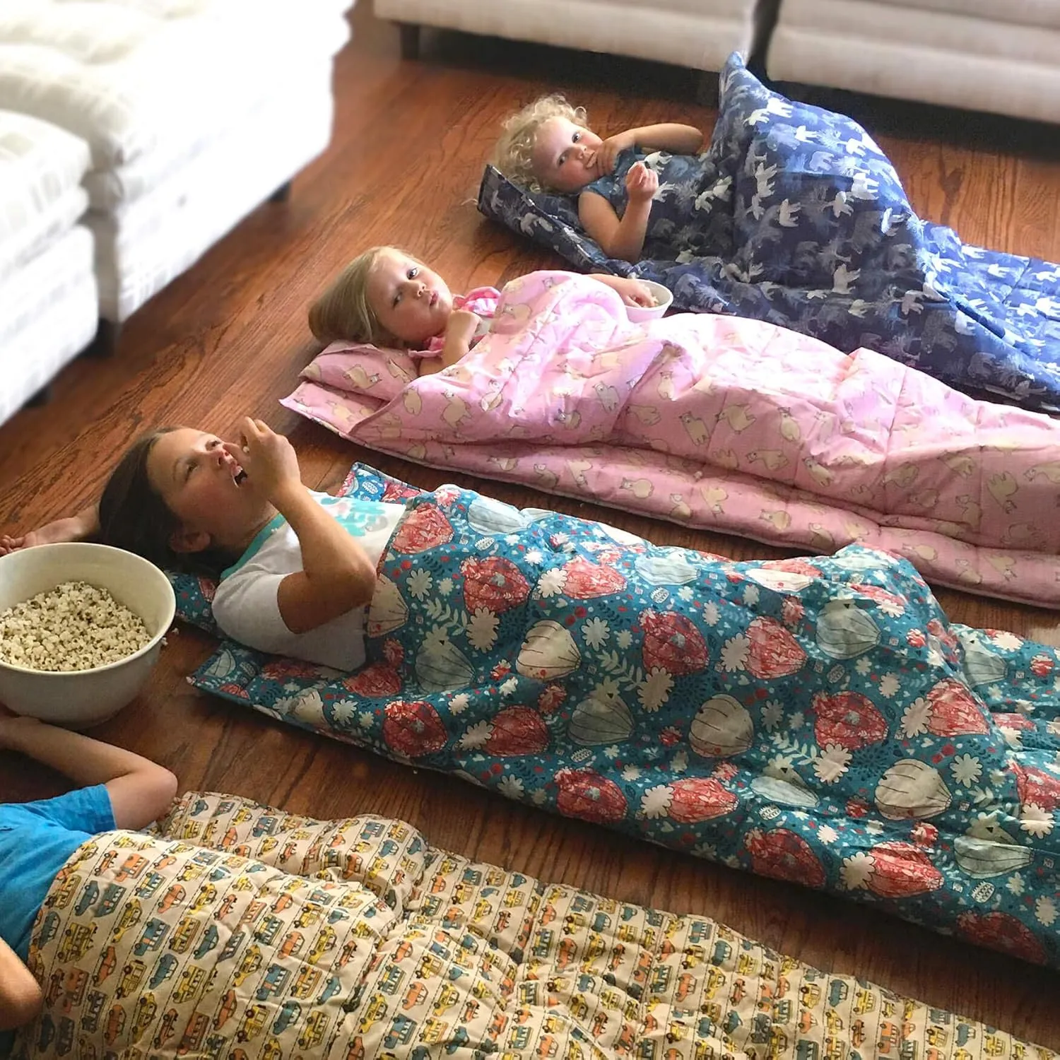 Bulkie Toddler Nap Mat - Sleep Mat for Kids Daycare and Preschool - Folds Up to Carry on Back - Llamas