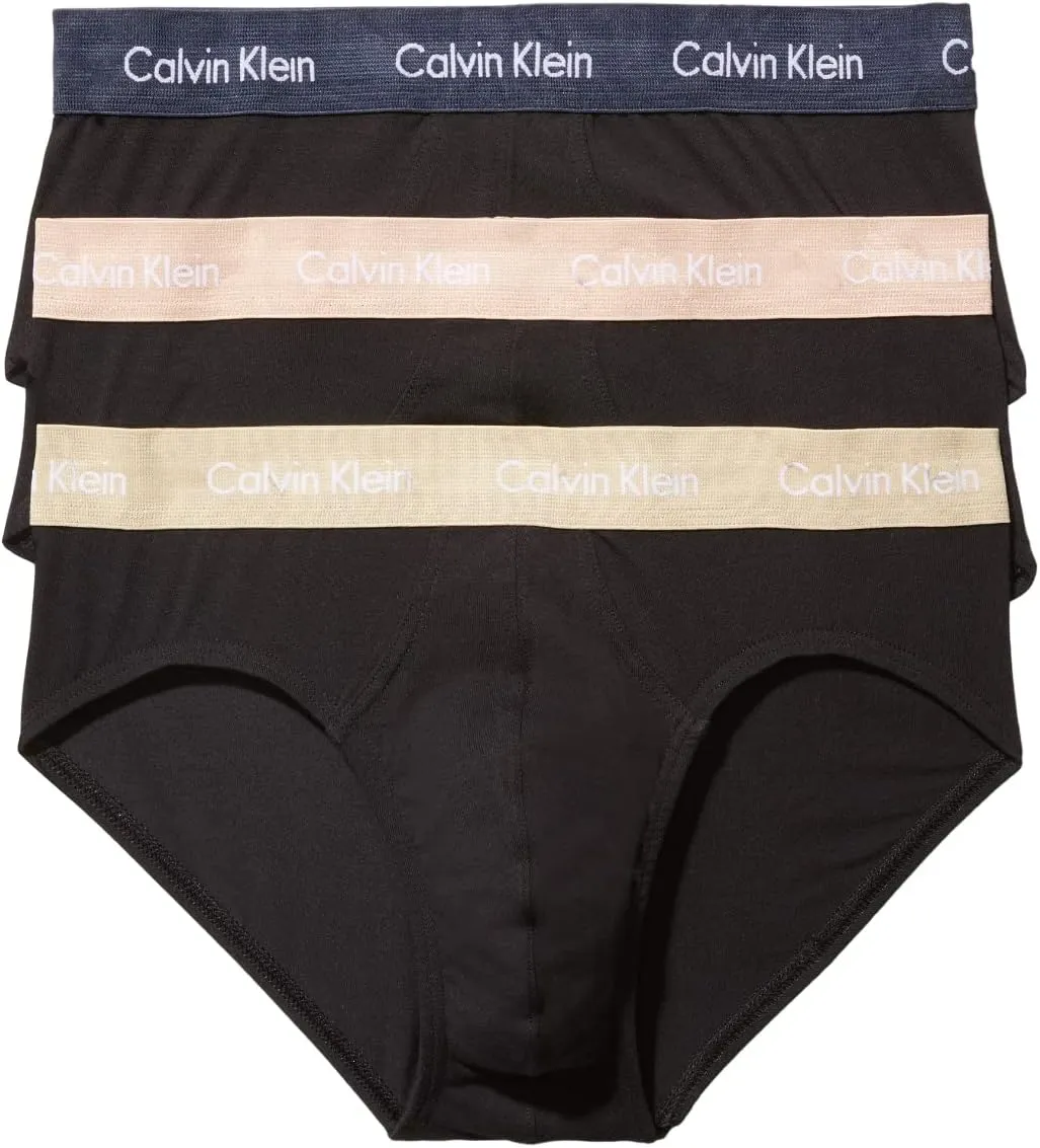 Calvin Klein Men's Cotton Stretch 3-Pack Hip Brief