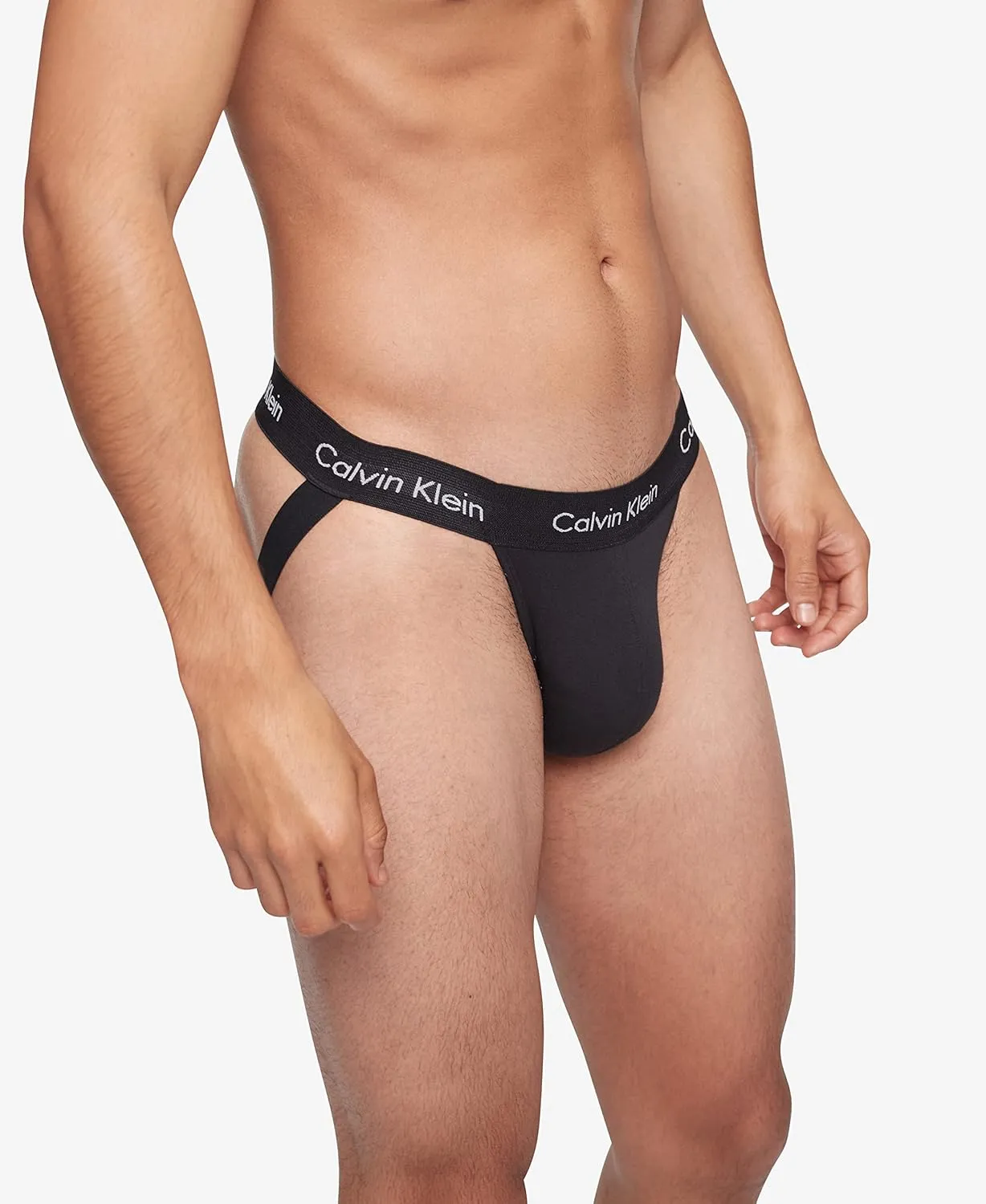 Calvin Klein Men's Cotton Stretch 3-Pack Jock Strap