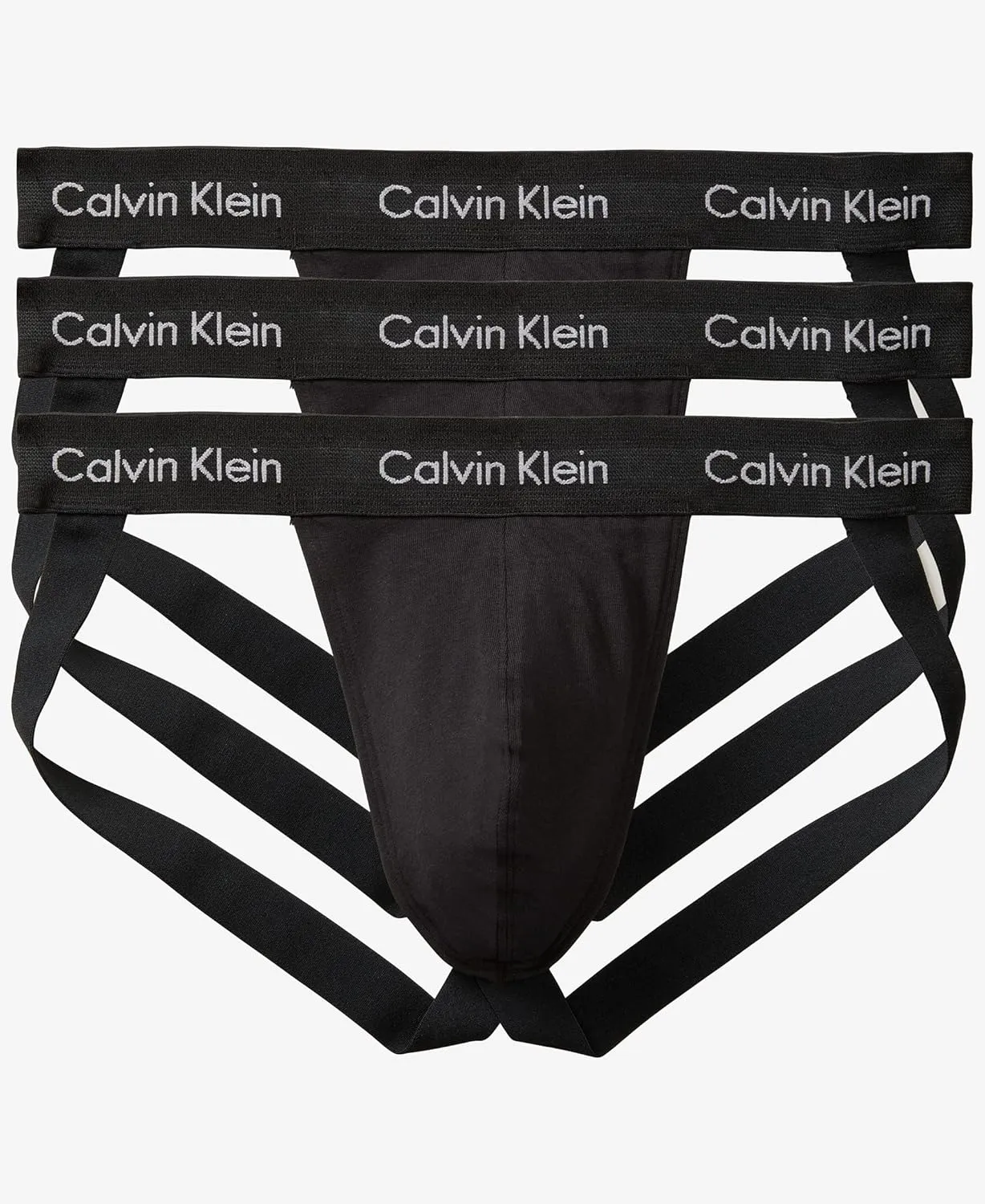 Calvin Klein Men's Cotton Stretch 3-Pack Jock Strap