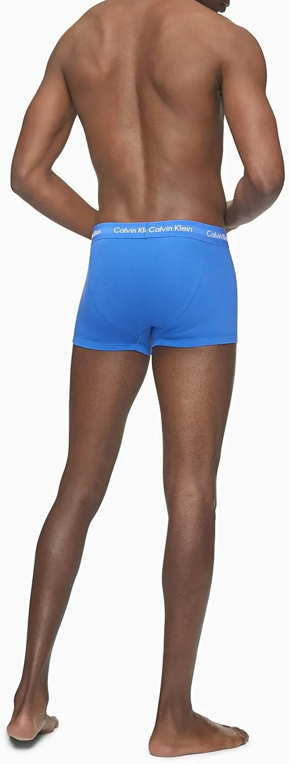 Calvin Klein Men's Cotton Stretch 3-Pack Low Rise Trunks