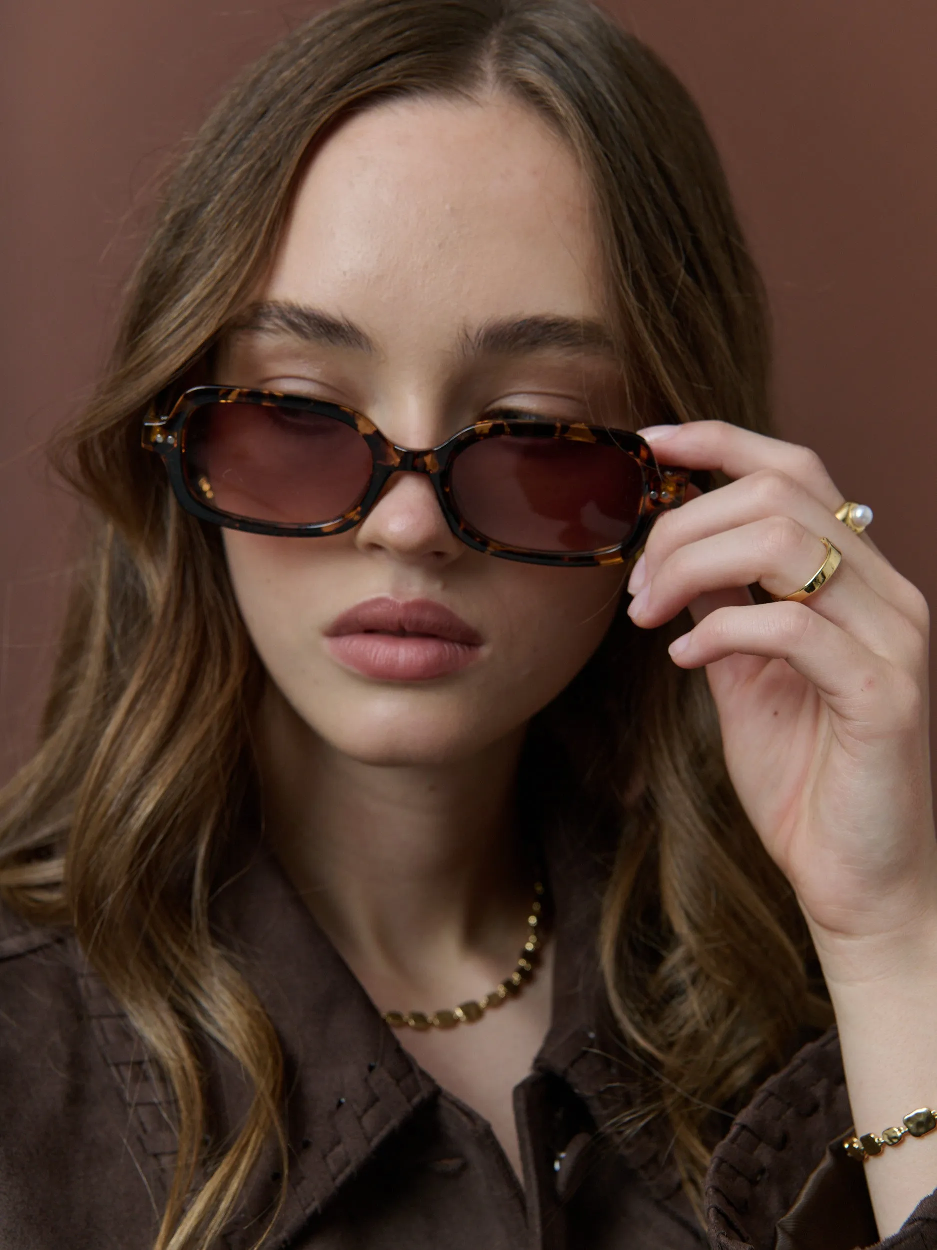 Canyon Square Sunglasses in Tort