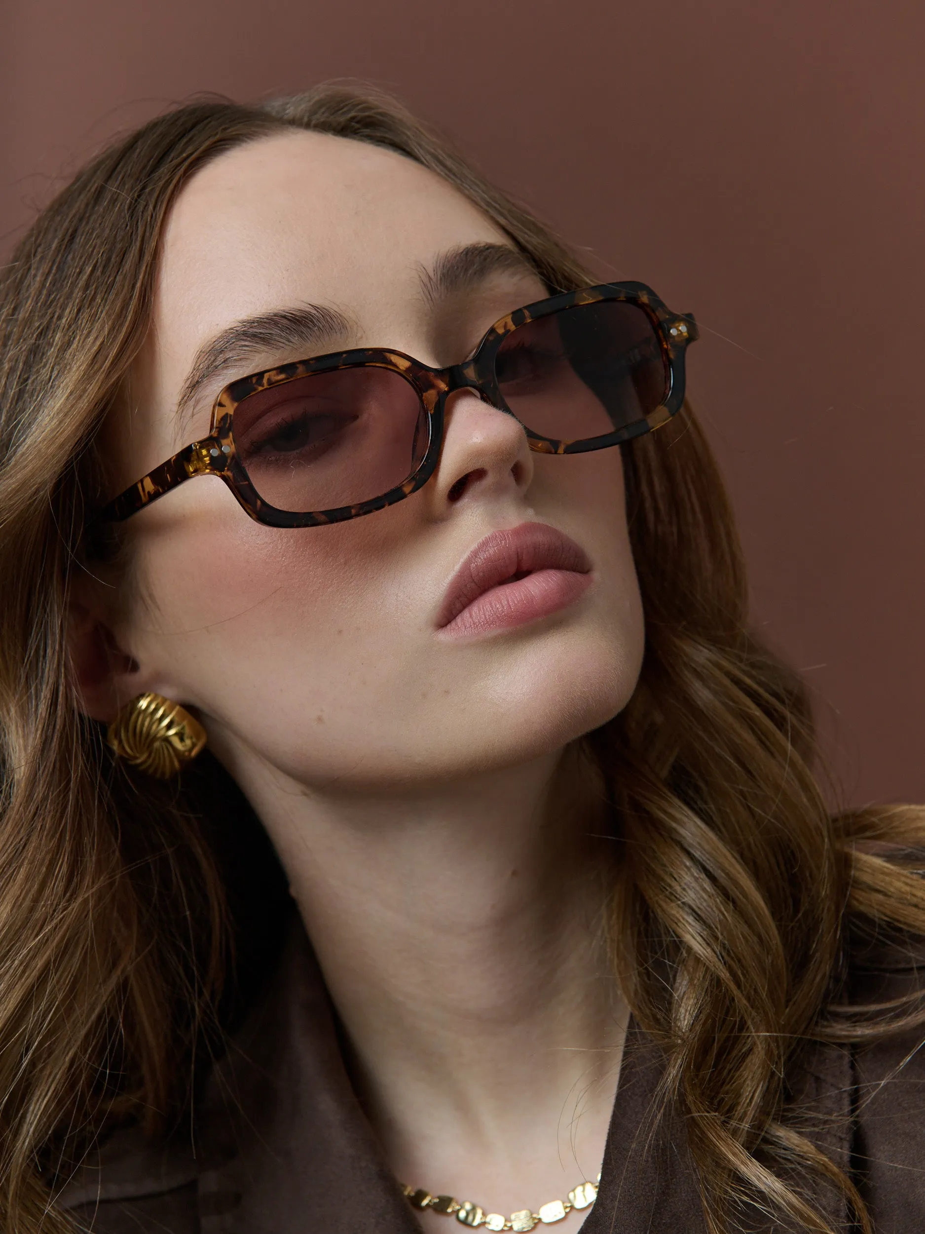 Canyon Square Sunglasses in Tort