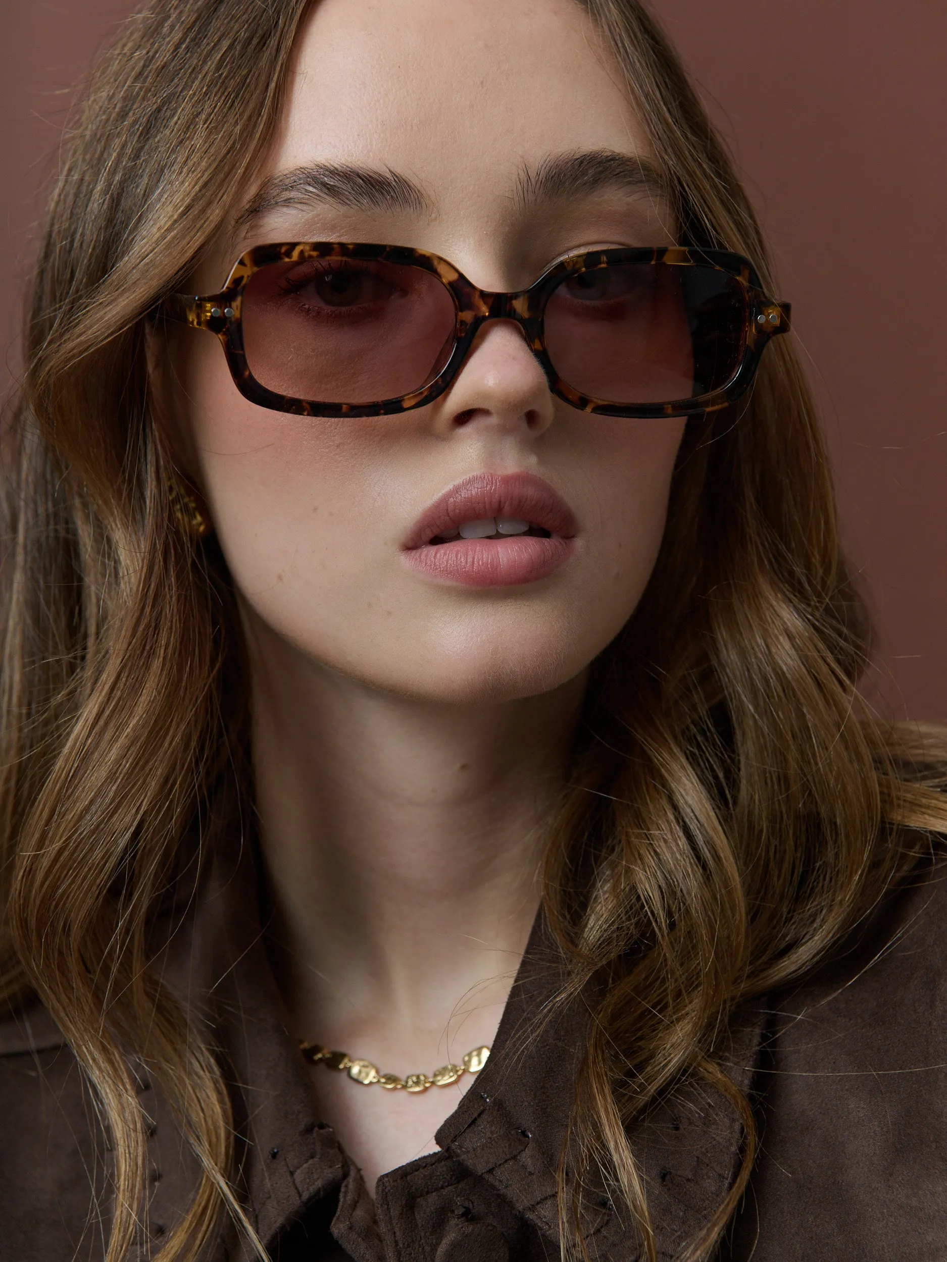 Canyon Square Sunglasses in Tort