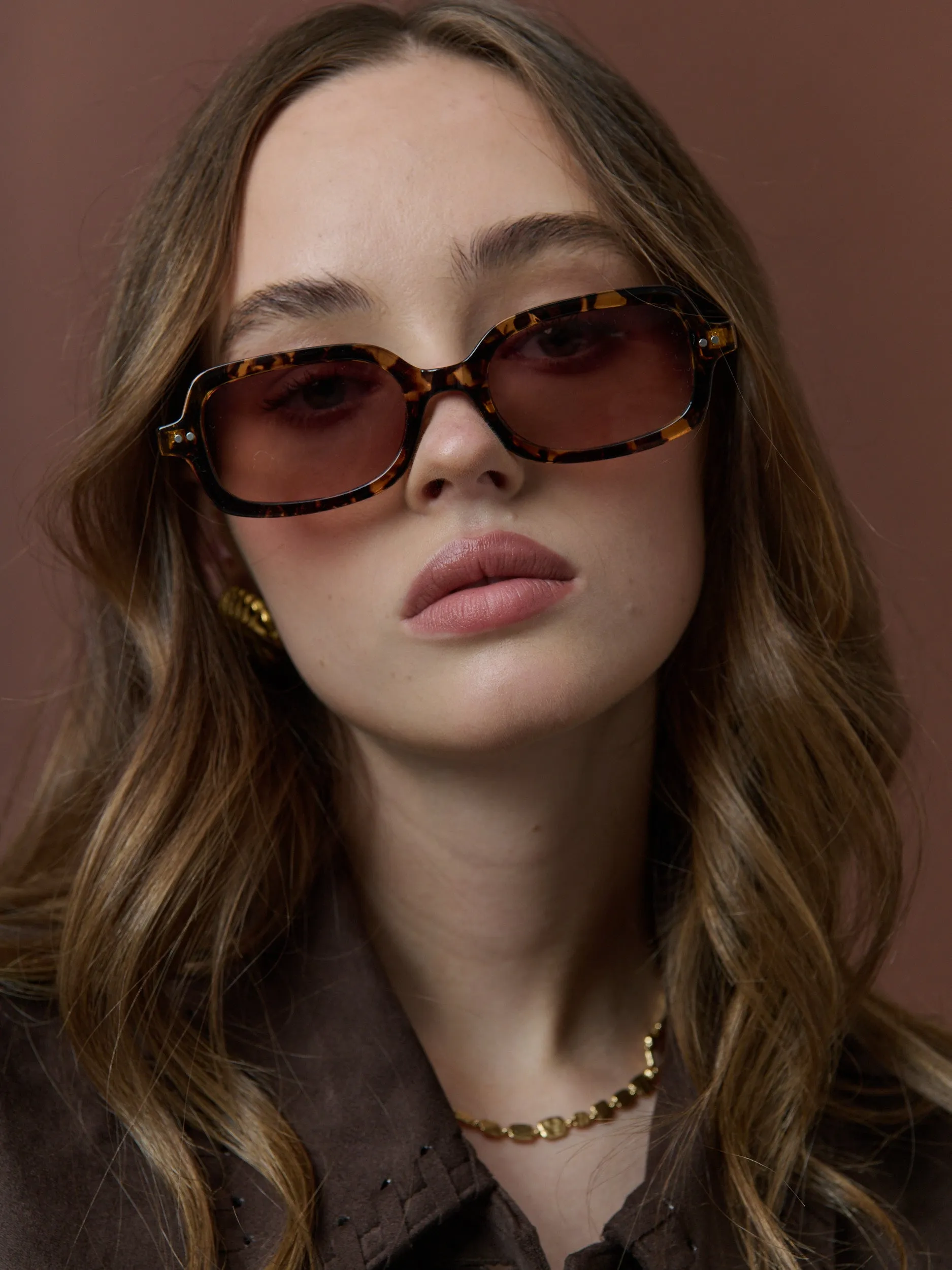 Canyon Square Sunglasses in Tort