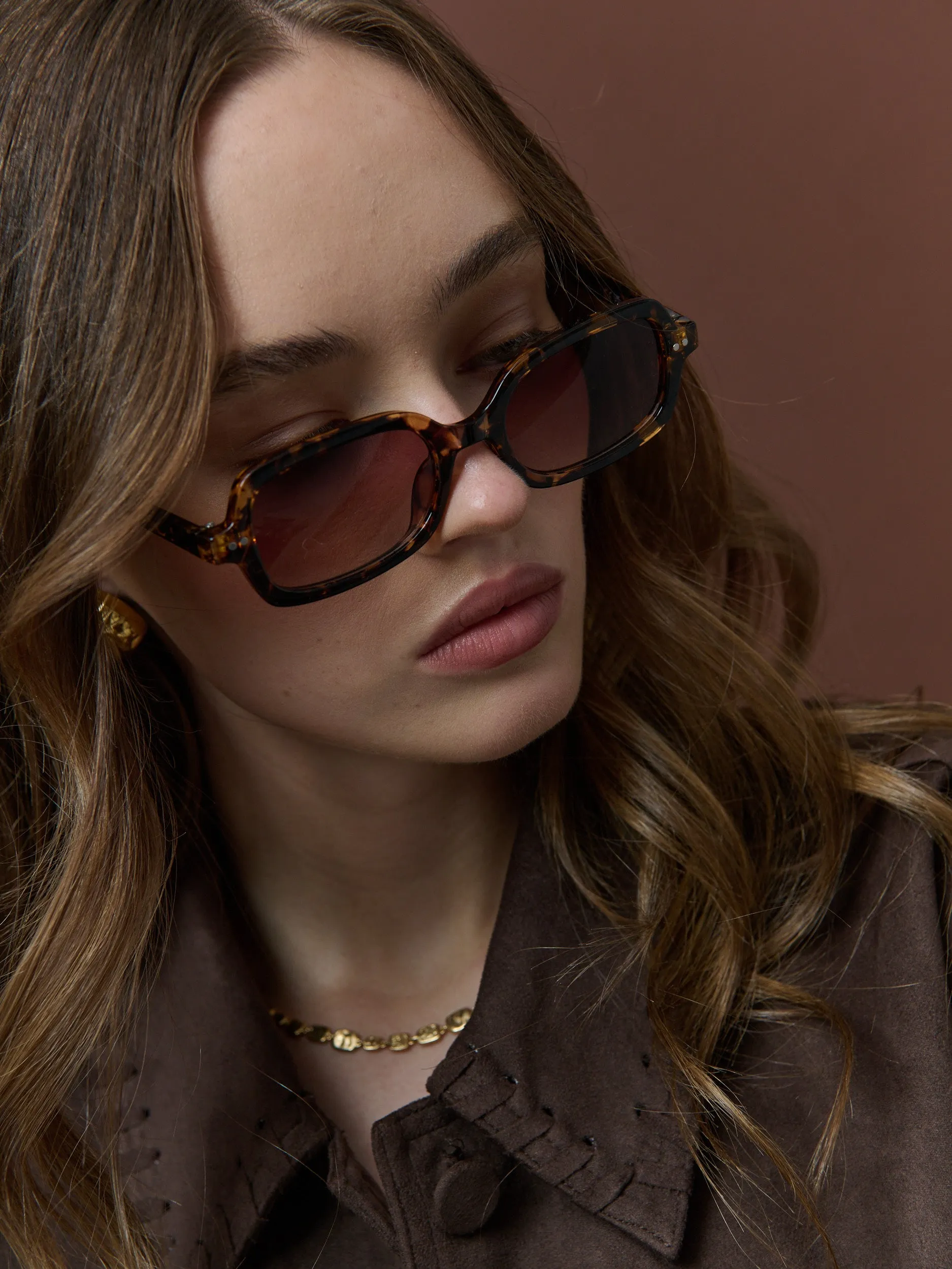 Canyon Square Sunglasses in Tort