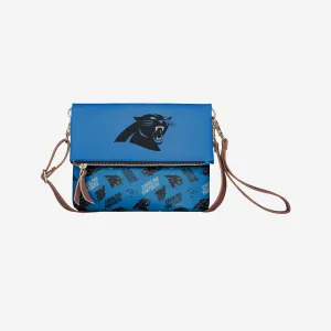 Carolina Panthers Printed Collection Foldover Tote Bag