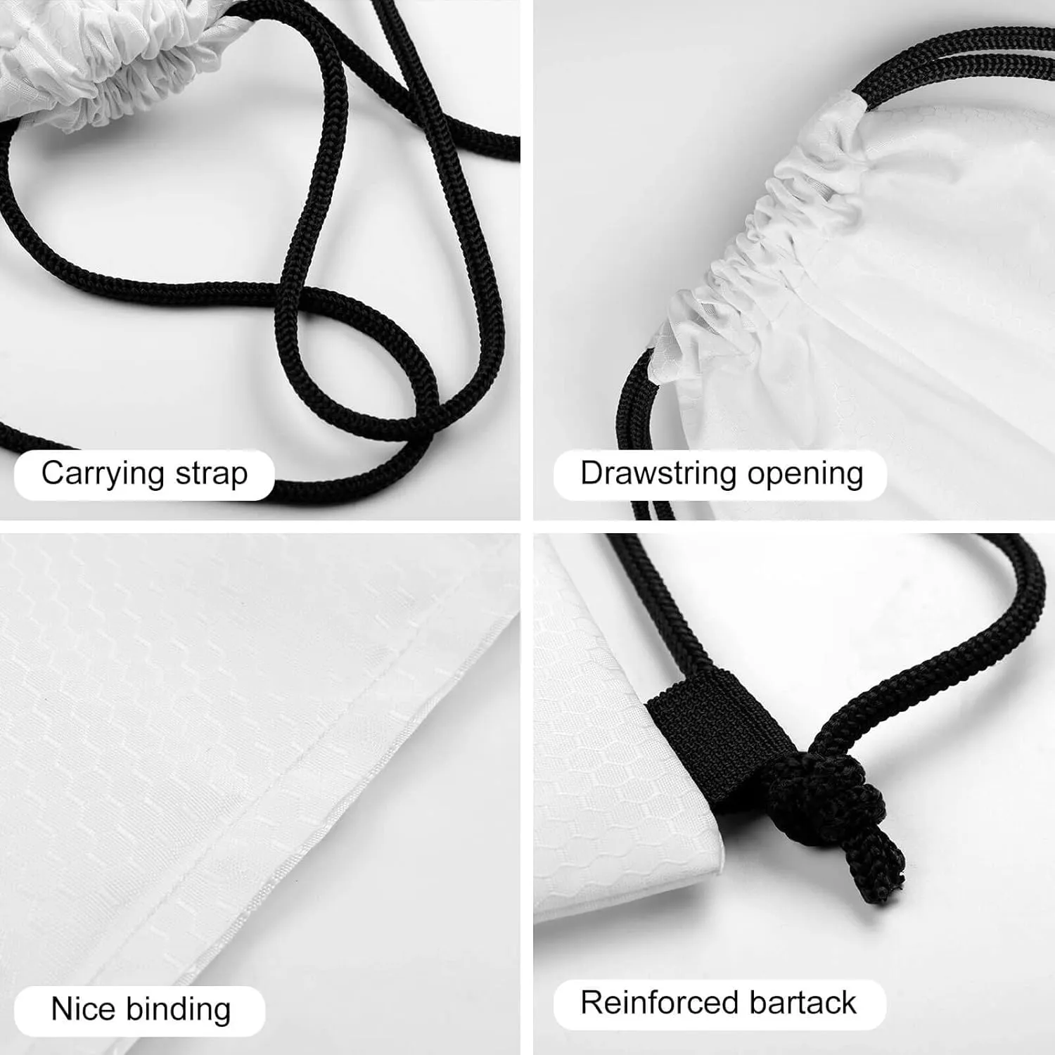 Casual Backpack Shoulder Bag, Science Math Physical Chemical Biology Waterproof Drawstring Bag Large Capacity Sack Bags Durable Sports Gym Bags for Women and Men