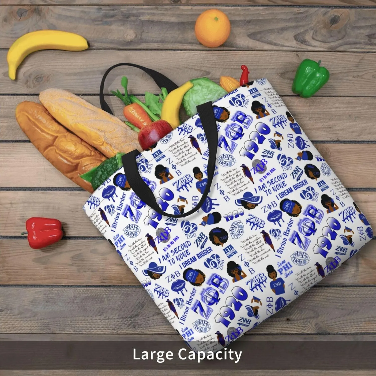 Cat Tote Bag For Women – Large, Reusable, And Portable With Zipper For Shopping, Beach, Travel, And Daily Use