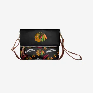 Chicago Blackhawks Printed Collection Foldover Tote Bag