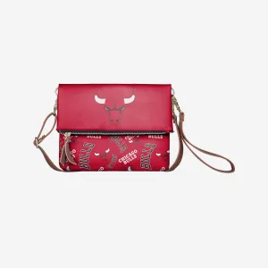 Chicago Bulls Printed Collection Foldover Tote Bag