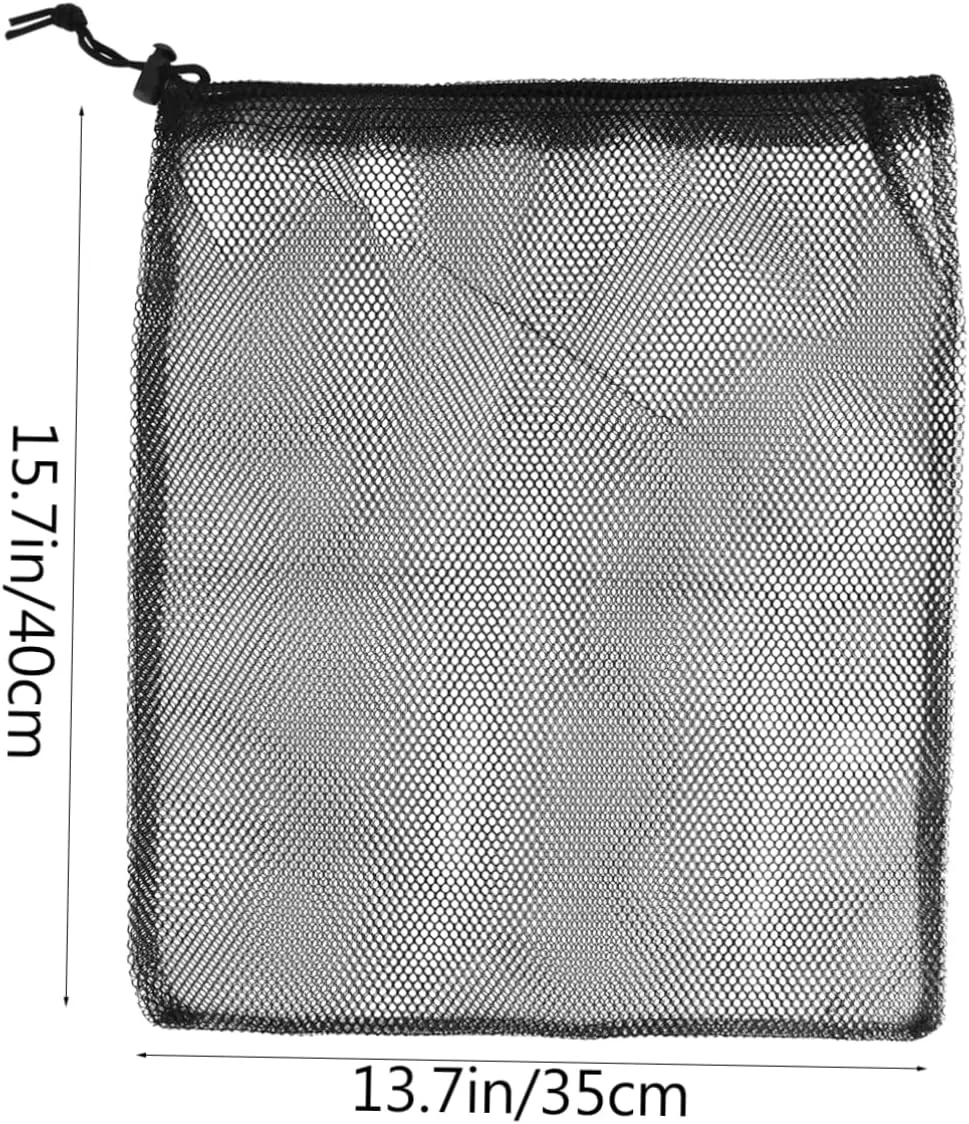 Ciieeo Mesh Draw Pocket Storage Pouch Small Draw Produce Bag Back Organizer Pouch Draw Pouch Travel Grocery