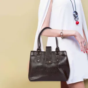 Classic Black Structured Handbag