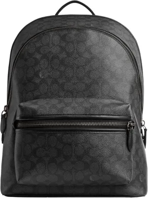 Coach Charter Backpack, Charcoal