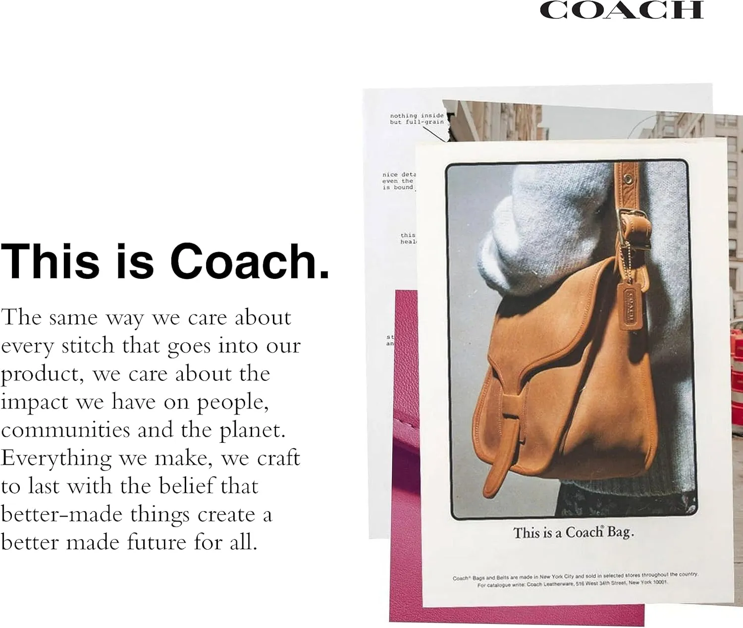 Coach Charter Backpack, Charcoal