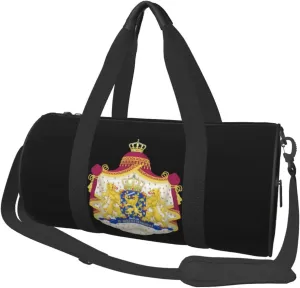 Coat Of Arms Of The Netherlands Duffel Bag Gym Bag Sports Bags Foldable Travel Bag Multipurpose Backpack