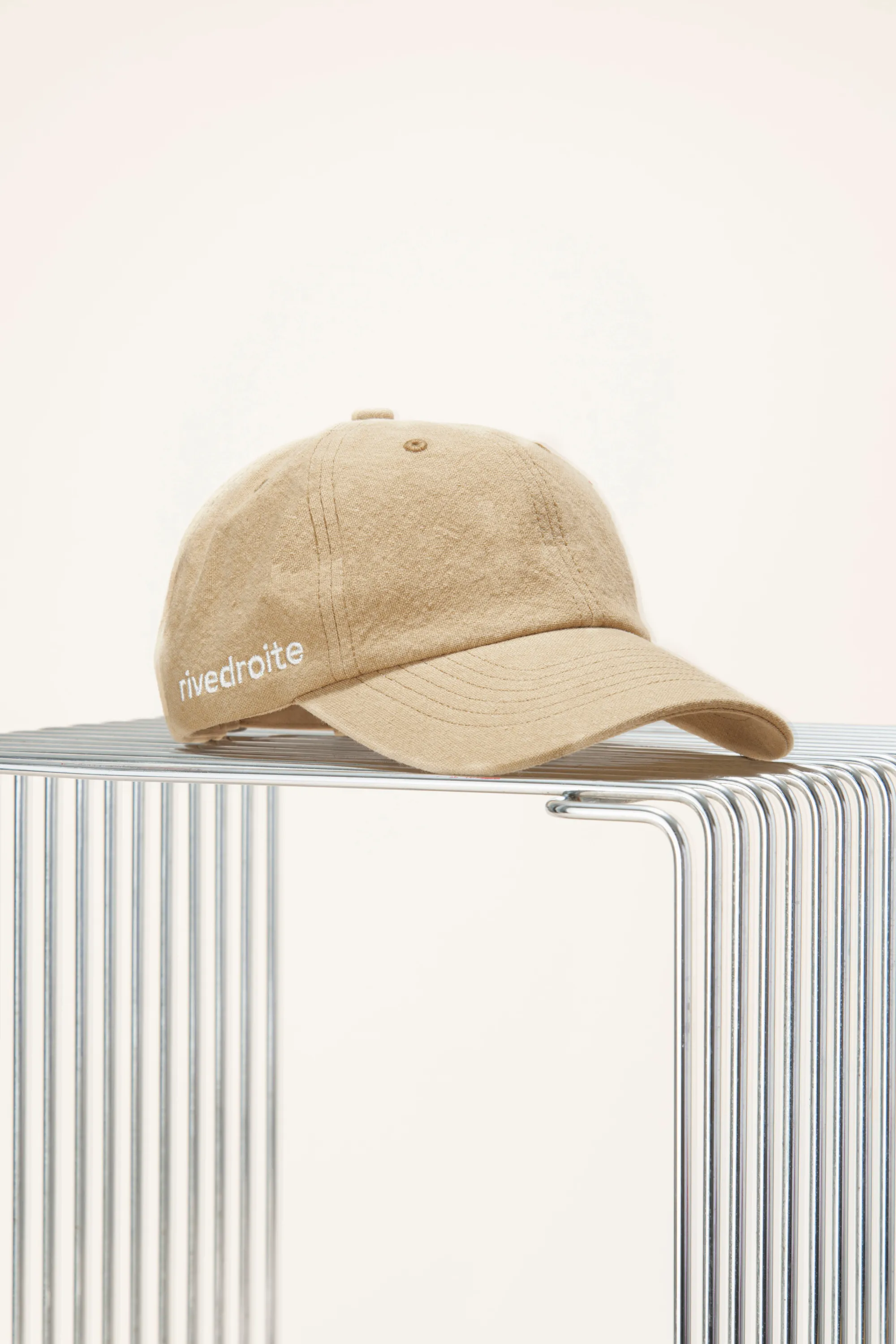Colette the cap - Recycled cotton Beige