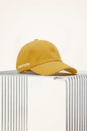 Colette the cap - Recycled cotton Mustard