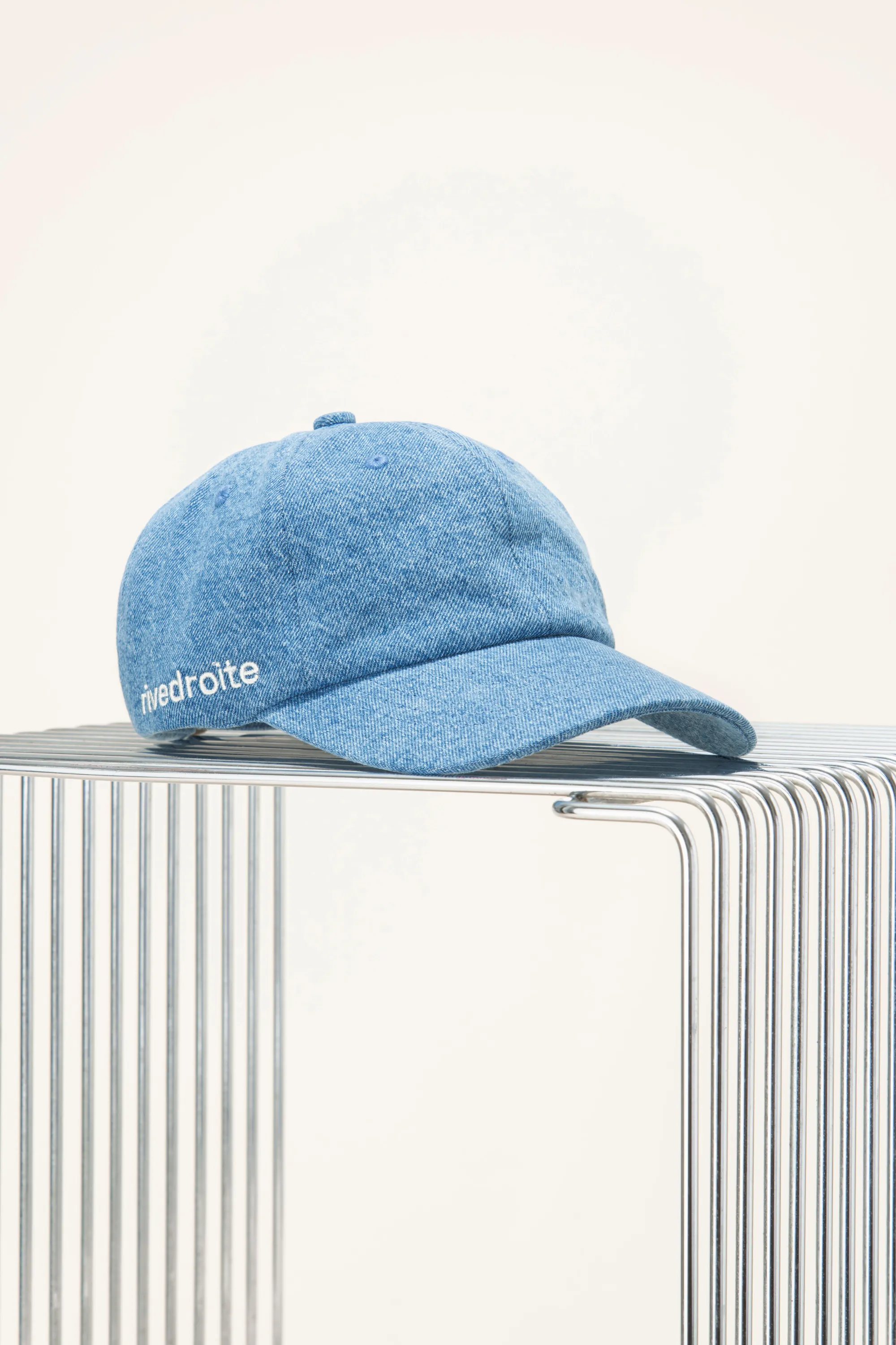 Colette the cap - Upcycled Stone Washed Denim