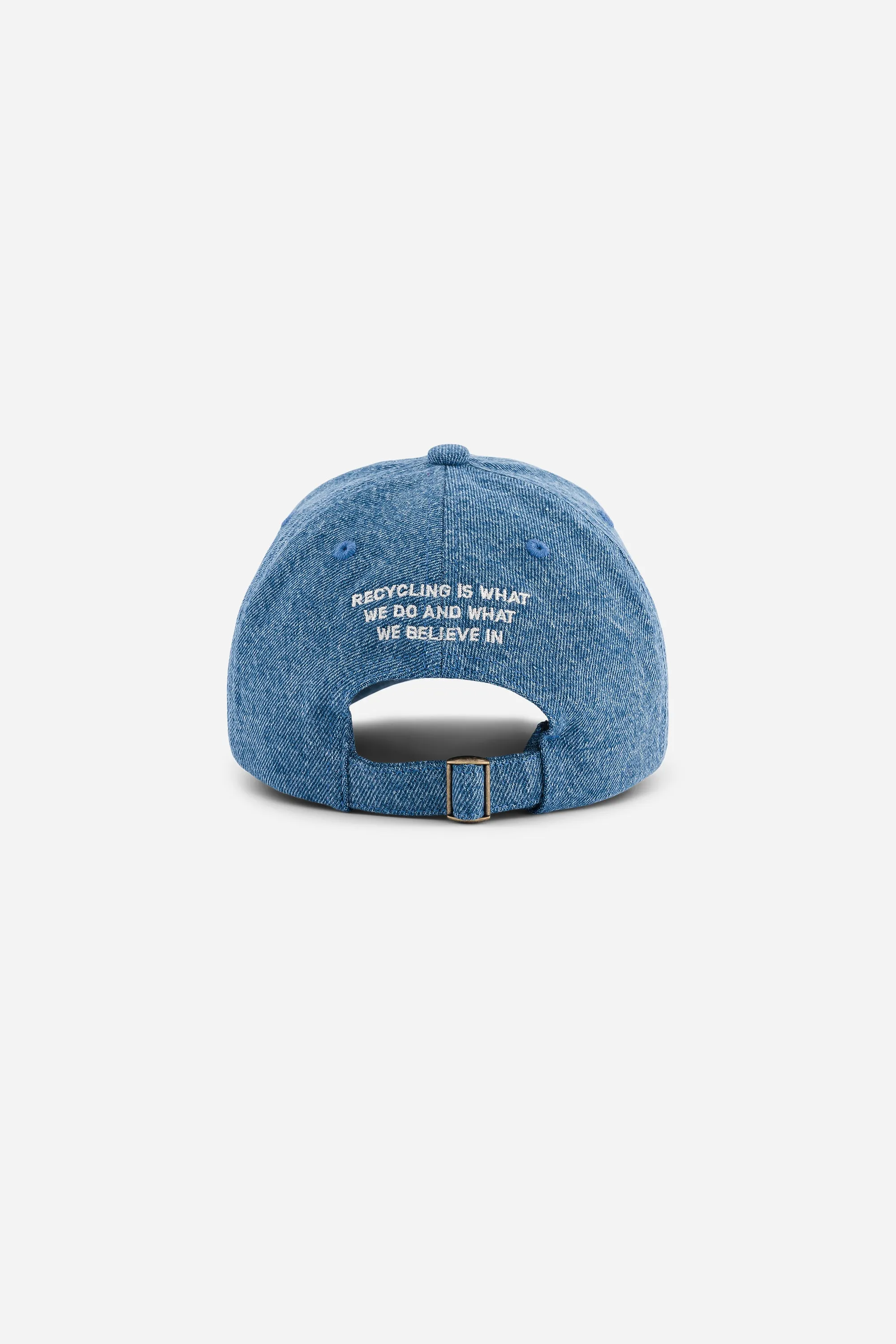 Colette the cap - Upcycled Stone Washed Denim