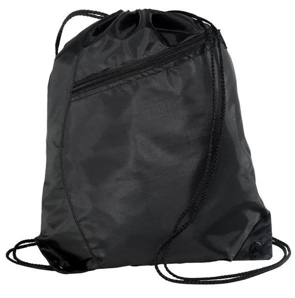 Colorblock Polyester Cinch Pack/Drawstring Bag