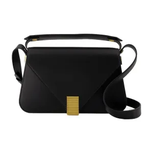Concerto Arpege Shoulder Bag - Leather - Black