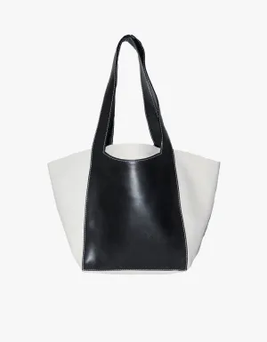 Contrast Bowling Bag - Black