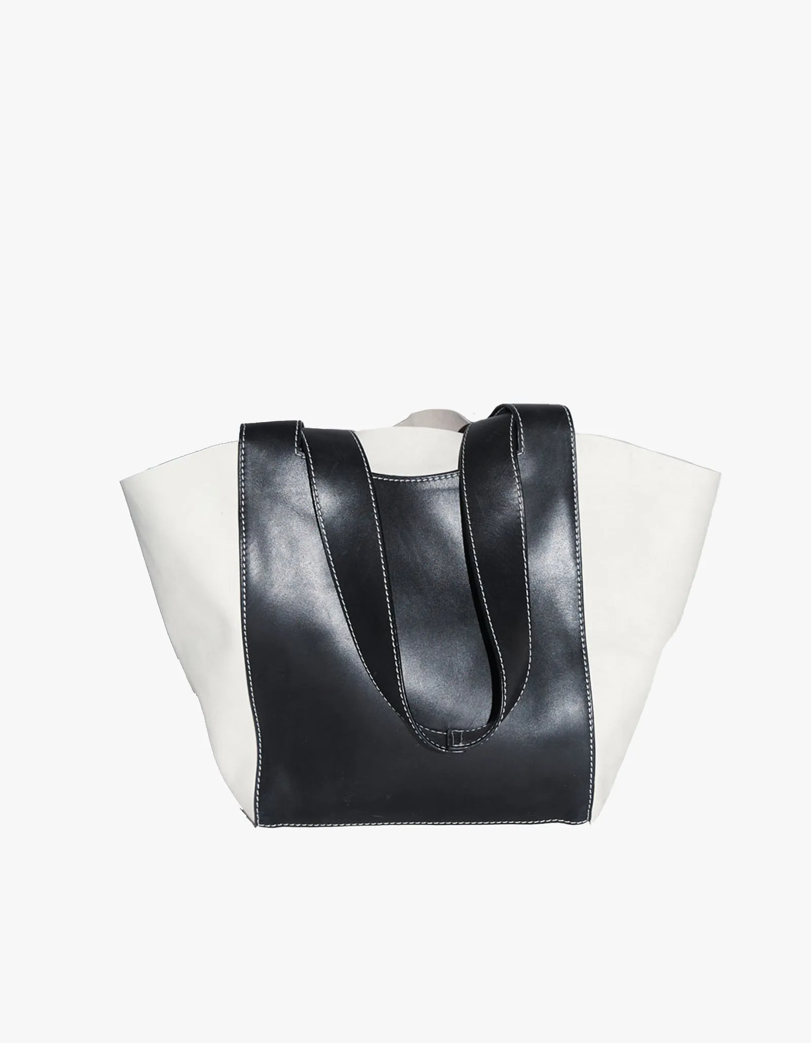 Contrast Bowling Bag - Black
