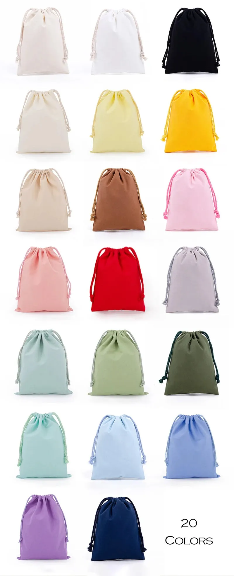 Cotton Drawstring Pouch