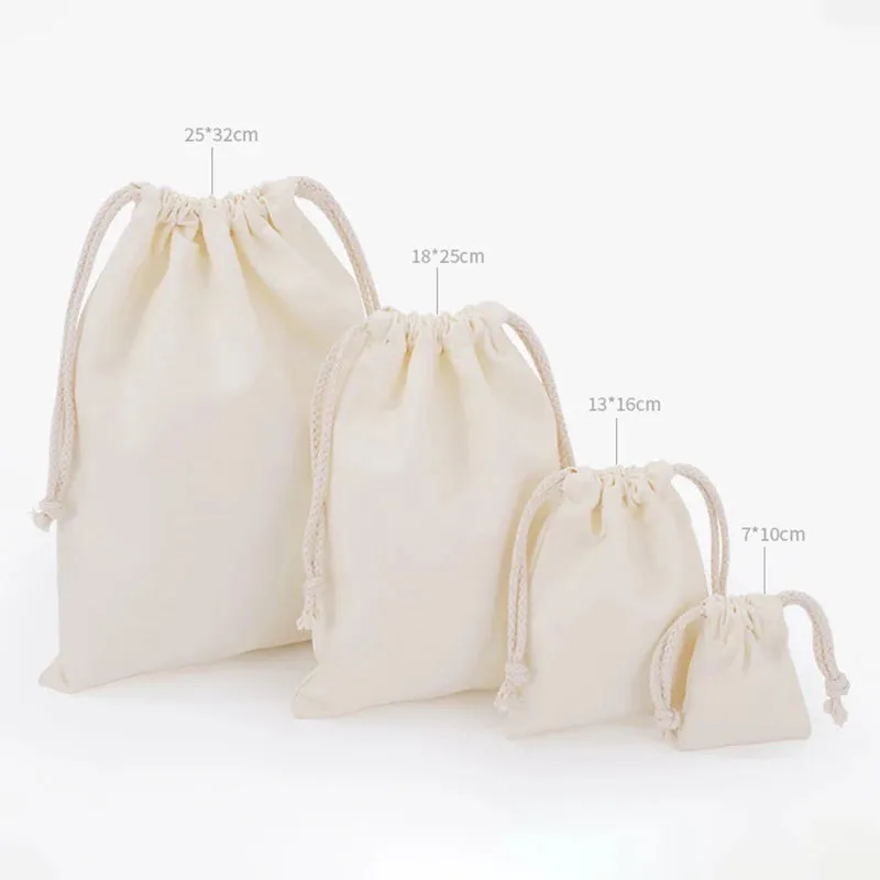 Cotton Drawstring Pouch