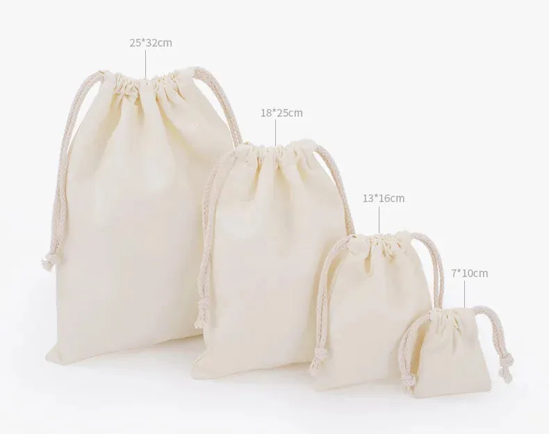 Cotton Drawstring Pouch