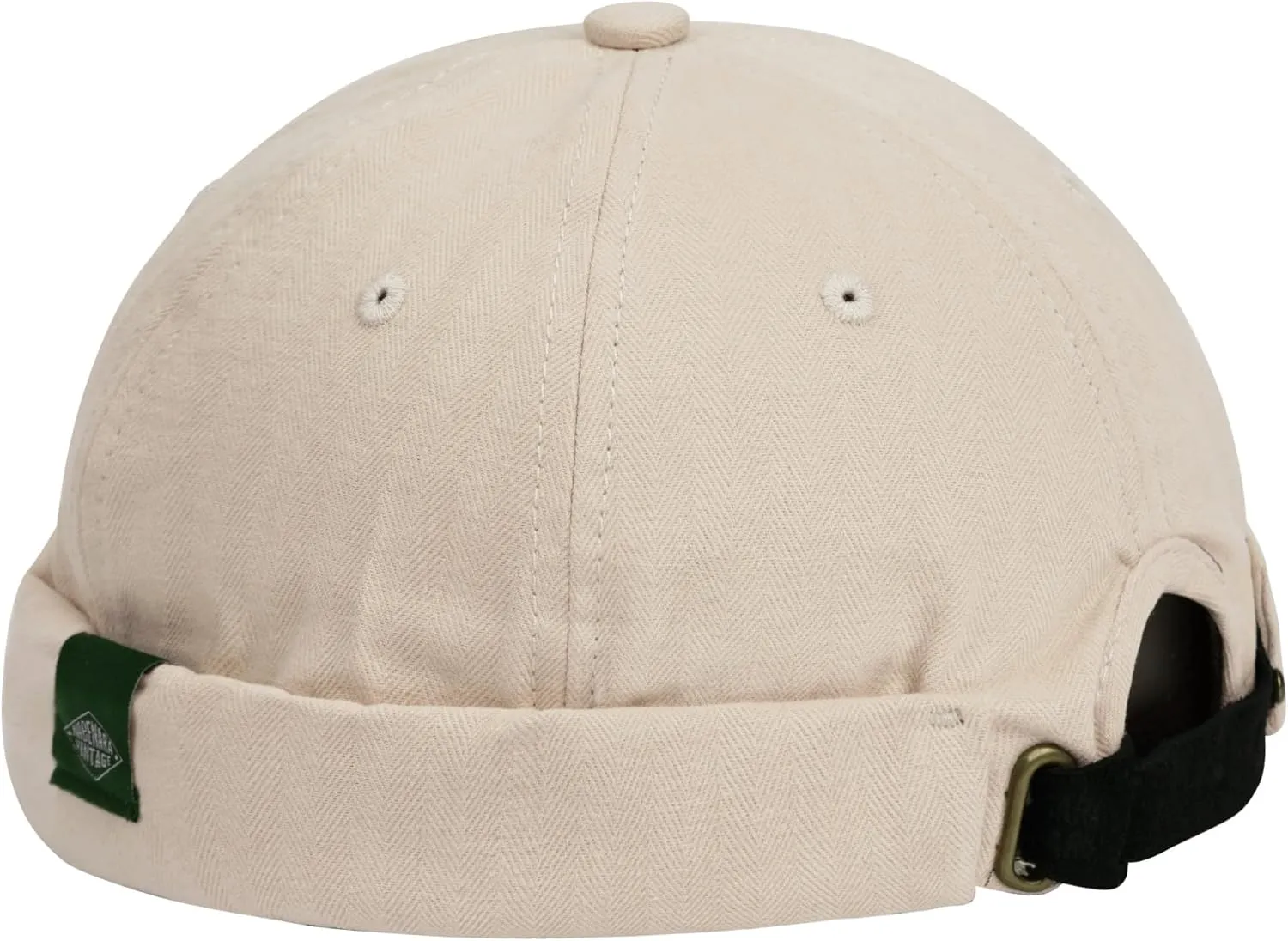 Croogo Brimless Docker Cap Unisex Rolled Cuff Harbour Hat Visor-Less Cap Cotton Beanie Landlord Hat Casual Sailor Skull Cap