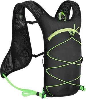 Cycling Backpack 7L Portable Breathable Sport Bag with Reflective Strap Adjustable Running Daypack Nylon Rucksack