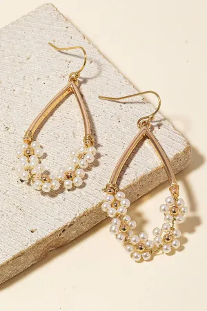 Daisy Pearl Earrings