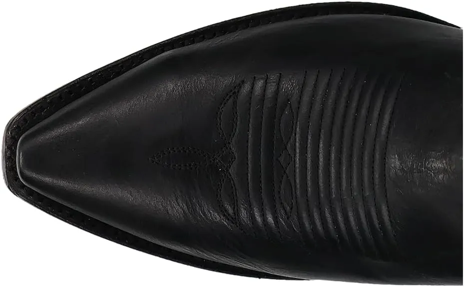 Dan Post Mens Rip Embroidered Snip Toe Casual Boots Mid Calf - Black