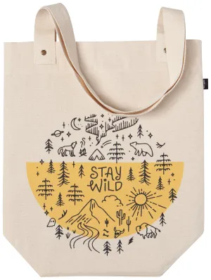 Danica Studio Stay Wild Cotton Studio Tote Bag