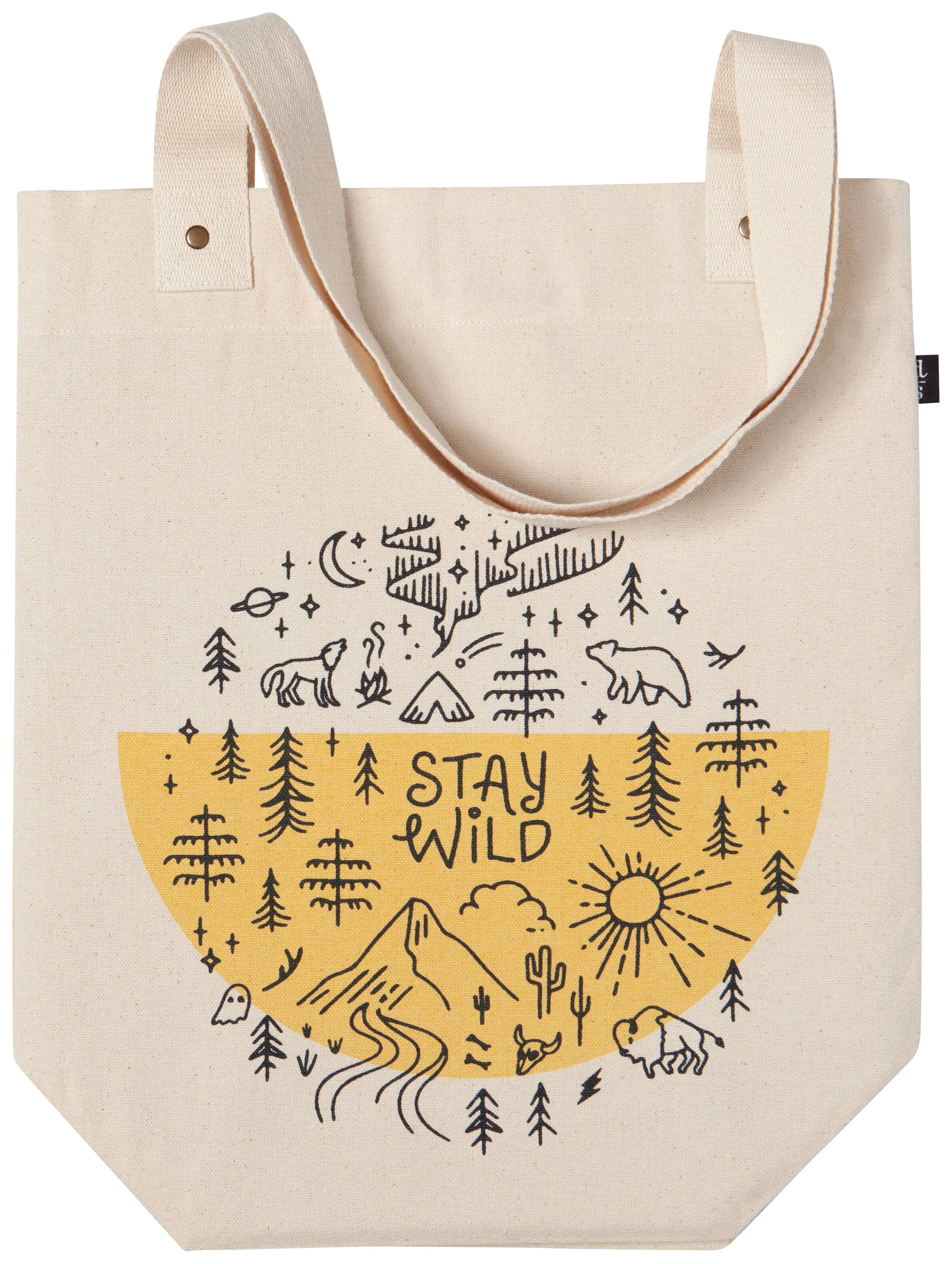 Danica Studio Stay Wild Cotton Studio Tote Bag