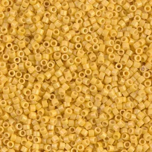 DB 2102, Duracoat Opaque Banana - Miyuki Delica Beads - Size 11 - 5 grams - Japanese Cylinder Seed Beads - Retail & Wholesale