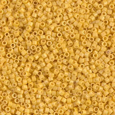 DB 2102, Duracoat Opaque Banana - Miyuki Delica Beads - Size 11 - 5 grams - Japanese Cylinder Seed Beads - Retail & Wholesale