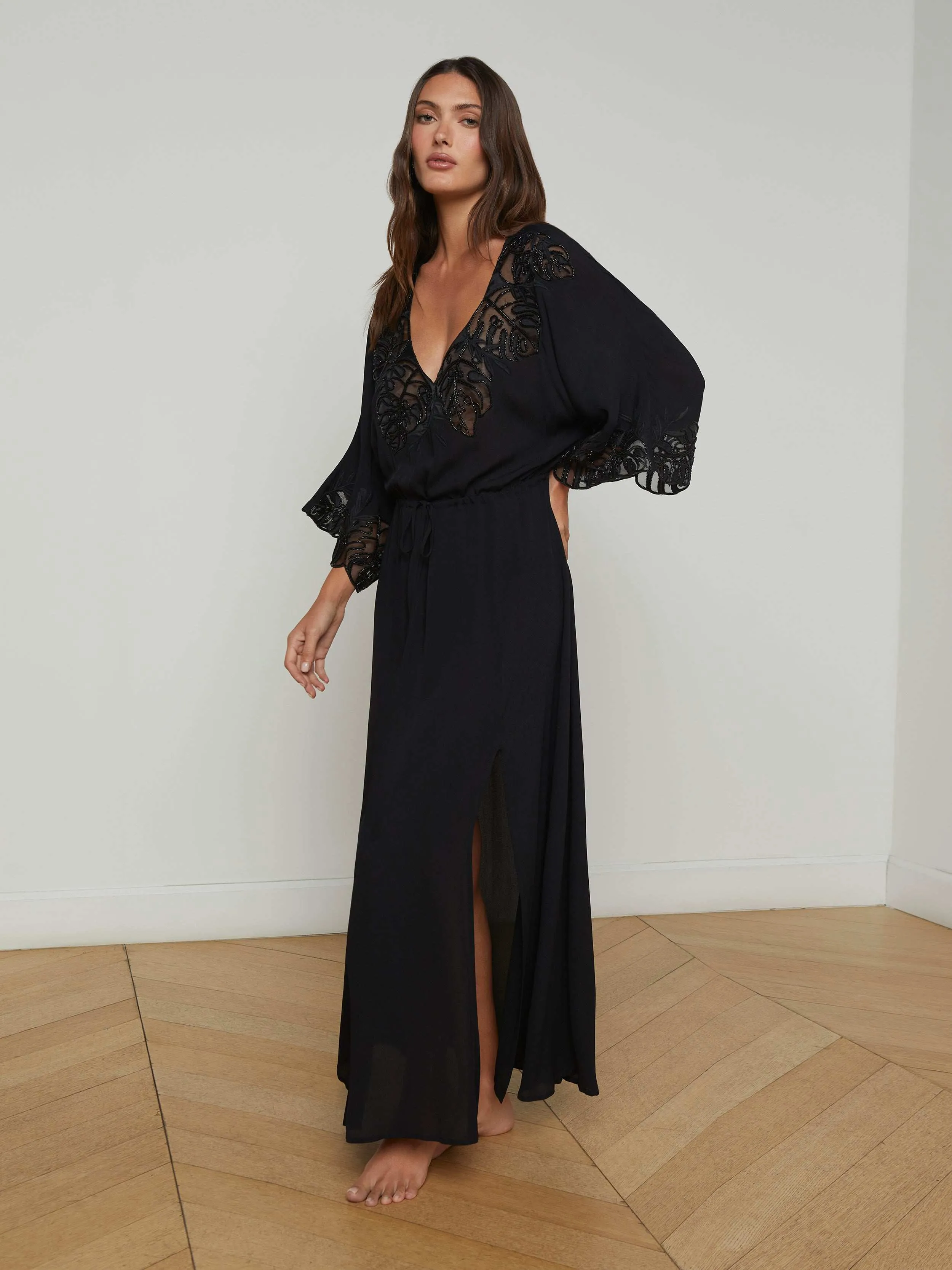 Deanna Embellished Cover-Up Dress
