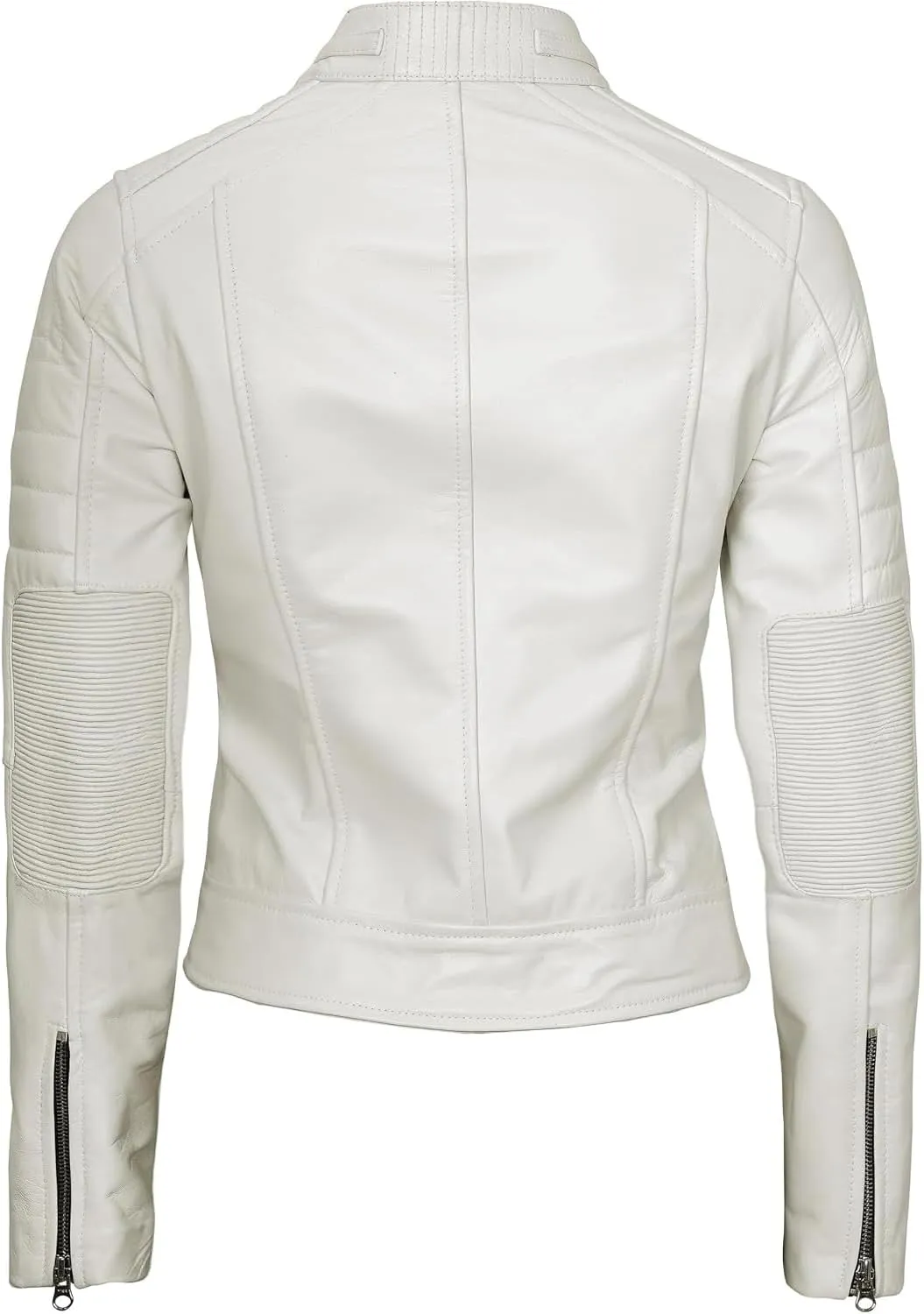 Decrum Leather Jacket Women - Stylish Casual Real Lambskin Leather Jackets for Women