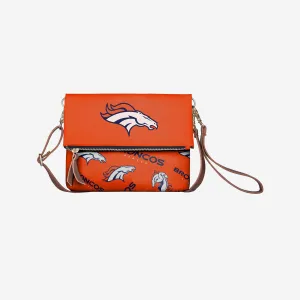Denver Broncos Printed Collection Foldover Tote Bag