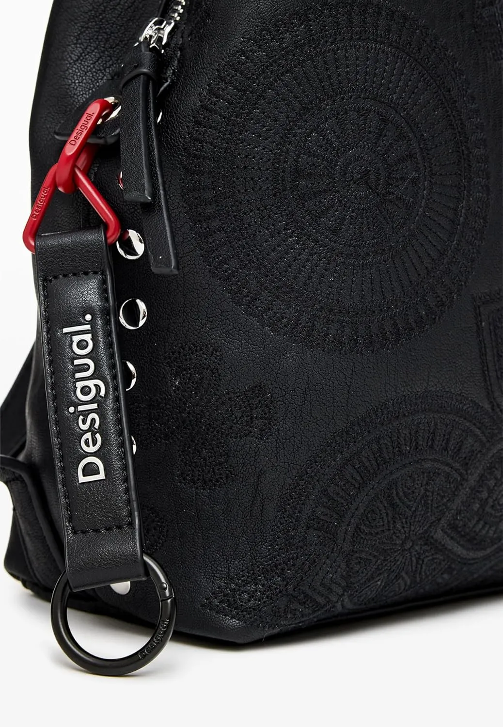 Desigual Embroidered Flower Backpack