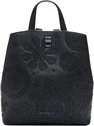 Desigual Embroidered Flower Backpack