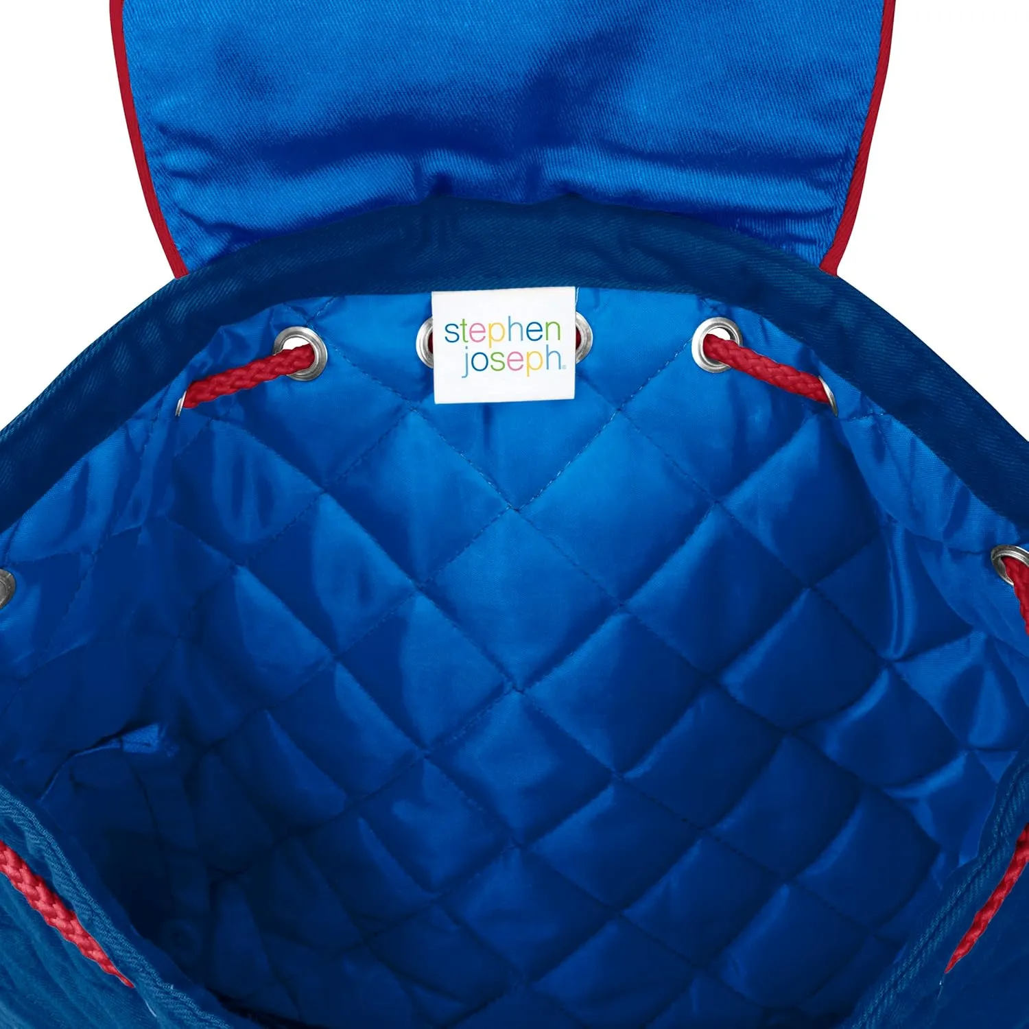 DIBSIES Personalized Quilted Backpack for Kindergarten, Pre-School, and Daycare (Space)